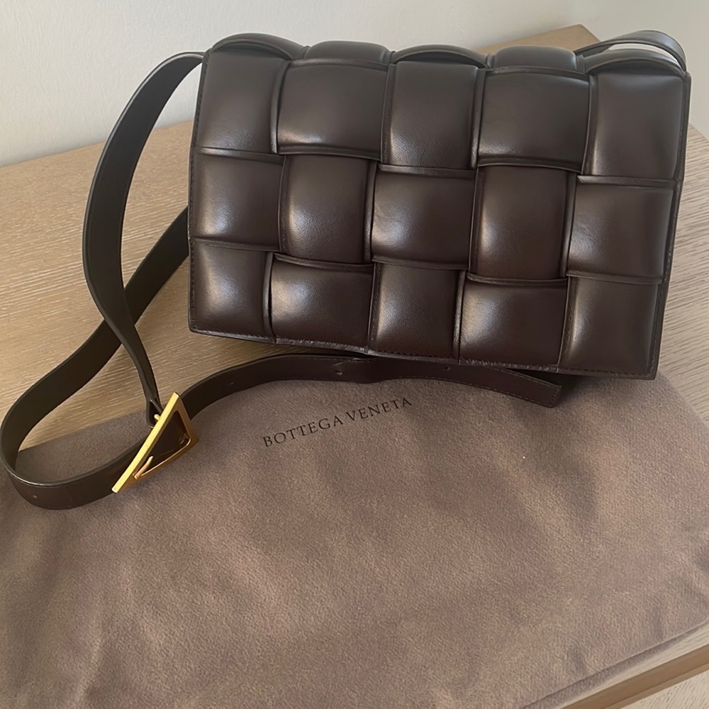Bottega Veneta padded cassette Fondente/Brown
